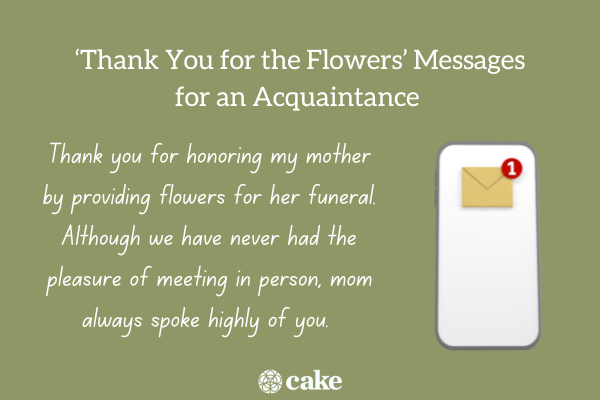 How to write a thank you message to an acquaintance